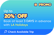 Get up to 20% Off for early booking of this trip