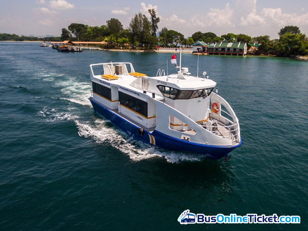 Singapore Island Cruise ferry to St John Island